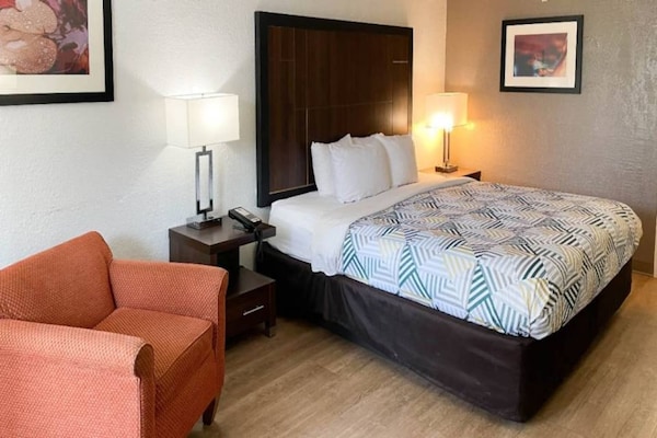 Foto van 1 kingsize bed | Roken toegestaan | Opelika, Alabama - BedRoom