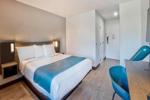 Foto van 1 tweepersoonsbed (Queensize) | Toegankelijk voor mindervaliden/Badkuip/Premium/Micfridge - BedRoom