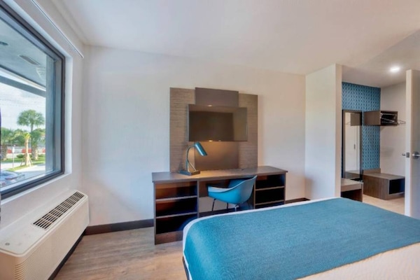 Foto van 1 tweepersoonsbed (Queensize) | Toegankelijk voor mindervaliden/Badkuip/Premium/Micfridge - Facilities