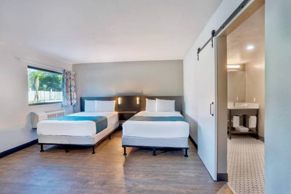 Foto van 2 tweepersoonsbedden | Premium, Micfridge - Vakantiehuis in Fort Lauderdale - Facilities