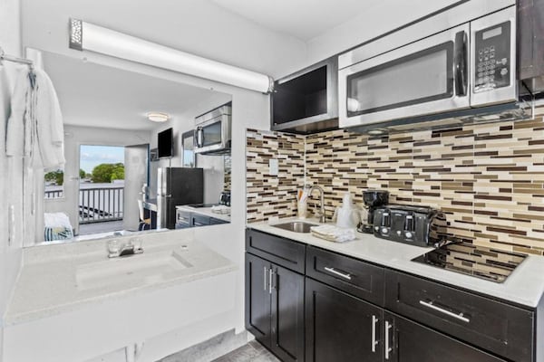 Foto van 2 tweepersoonsbedden | Nsmk, keuken - Vakantiehuis in Wilmington - Kitchen