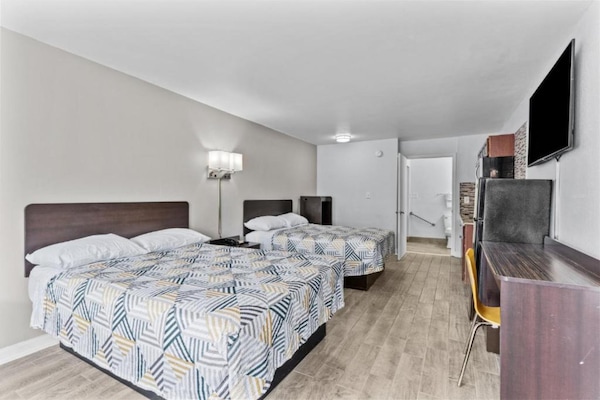 Foto van 2 tweepersoonsbedden | Nsmk, keuken - Vakantiehuis in Wilmington - BedRoom
