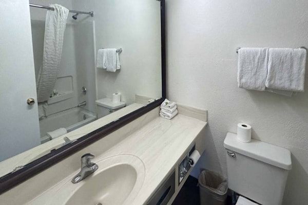 Foto van 1 tweepersoonsbed (queensize) | Niet-roken, koelkast (Micfridge) - BathRoom