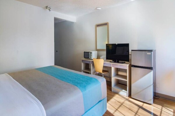 Foto van 1 tweepersoonsbed (queensize) | Roken toegestaan - Vakantiehuis in The Dalles - BedRoom