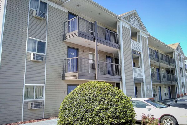 Foto van 2 tweepersoonsbedden | Suite, NSMK, Keuken - Vakantiehuis in Fayetteville - Outdoor