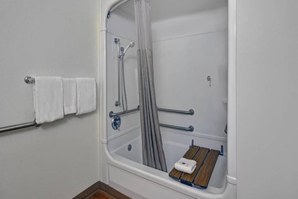 Foto van 1 tweepersoonsbed | Premium, Micfridge - Vakantiehuis in Orlando FL - BathRoom