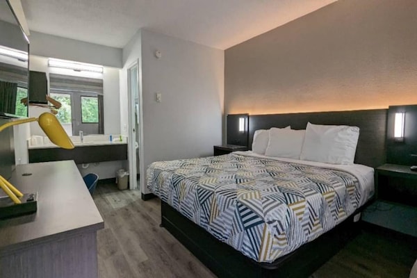 Foto van 1 Kingbed | Koelkast - Vakantiehuis in Nashua - Facilities