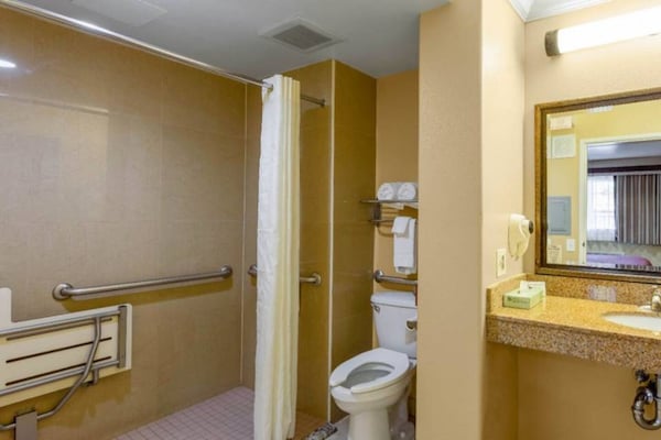 Foto van 1 kingsize bed | Suite, Nsmk, koelkast - Vakantiehuis in Carlsbad - Facilities