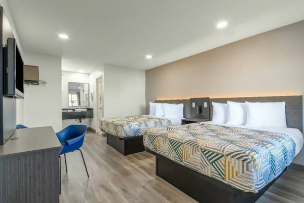 Foto van 2 tweepersoonsbedden (queensize) | Roken toegestaan - BedRoom
