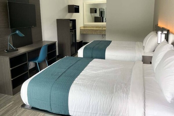 Foto van 2 tweepersoonsbedden | Roken toegestaan, Keuken - Vakantiehuis in West Columbia - BedRoom