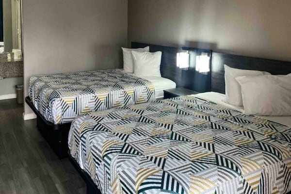 Foto van 2 tweepersoonsbedden (queensize) | Rookvrij - Vakantiehuis in Lugoff - BedRoom