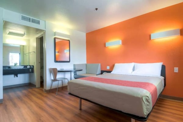 Foto van 1 tweepersoonsbed (Queensize) | Palm Springs, Californië - BedRoom
