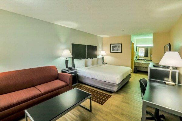 Foto van 1 kingsize bed | Rookvrij, magnetron, slaapbank - Vakantiehuis in Nacogdoches - Facilities