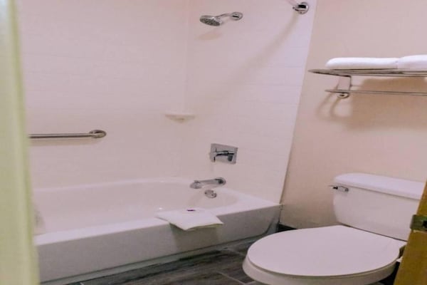 Foto van 1 kingsize bed | Rookvrij, magnetron, slaapbank - Vakantiehuis in Nacogdoches - BathRoom