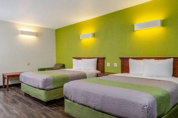 Foto van 2 tweepersoonsbedden (queensize) | Rookvrij - Vakantiehuis in OAKDALE - BedRoom