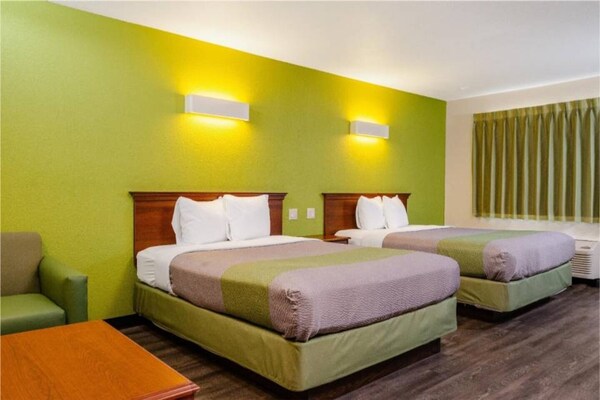 Foto van 2 tweepersoonsbedden (queensize) | Rookvrij - Vakantiehuis in OAKDALE - BedRoom