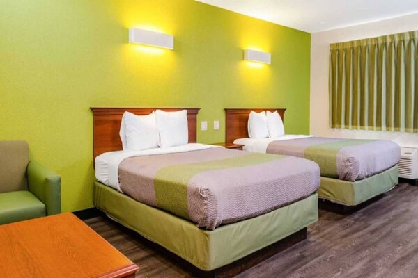 Foto van 2 tweepersoonsbedden | Rookvrij, Keuken - Vakantiehuis in OAKDALE - BedRoom