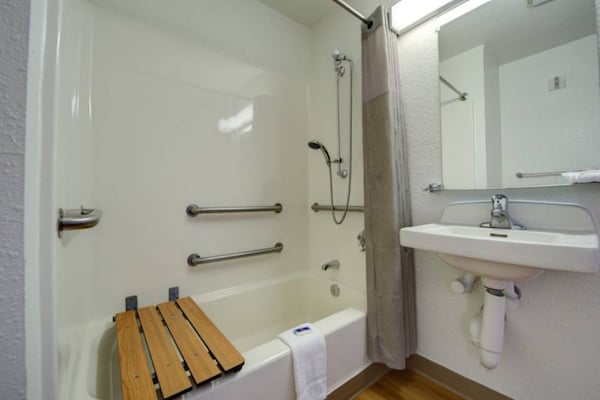 Foto van 1 tweepersoonsbed (Queensize) | Seattle - Vakantiehuis in Seattle - BathRoom