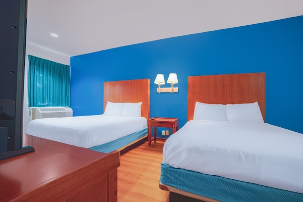 Foto van 2 tweepersoonsbedden (queensize) | Rookvrij - Vakantiehuis in Galveston TX - BedRoom