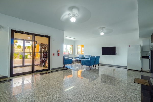 Foto van 2 tweepersoonsbedden (queensize) | Rookvrij - Vakantiehuis in Galveston TX - FloorPlan