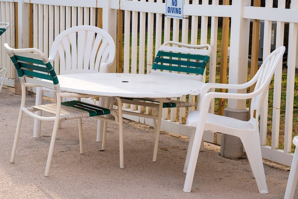 Foto van 2 tweepersoonsbedden (queensize) | Rookvrij - Vakantiehuis in Galveston TX - Pool