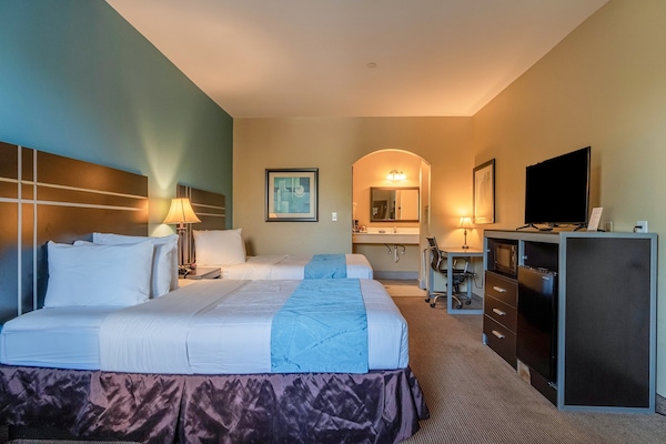 Foto van 2 tweepersoonsbedden (queensize) | Rookvrij - Vakantiehuis in Moulton, TX - BedRoom