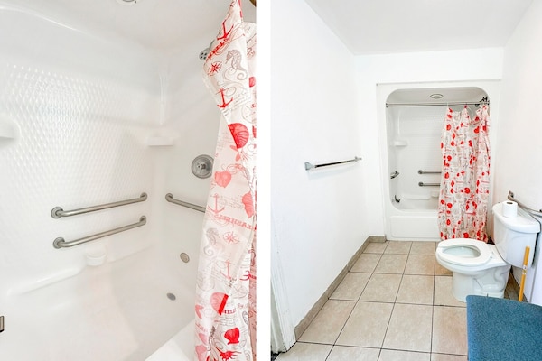 Foto van 2 Queensize bedden, rookruimte | Albany - Vakantiehuis in Albany GA - BathRoom