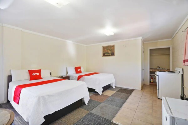 Foto van 3 tweepersoonsbedden met kitchenette - Vakantiehuis in Alpine TX - BedRoom
