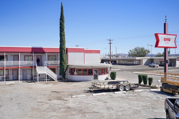 Foto van 3 tweepersoonsbedden met kitchenette - Vakantiehuis in Alpine TX - parking