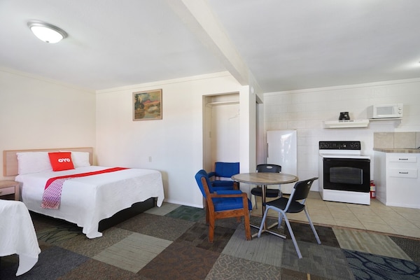 Foto van 3 tweepersoonsbedden met kitchenette - Vakantiehuis in Alpine TX - BedRoom