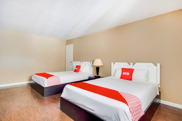 Foto van 2 tweepersoonsbedden (queensize) | rookvrij - Vakantiehuis in Elk City OK - BedRoom