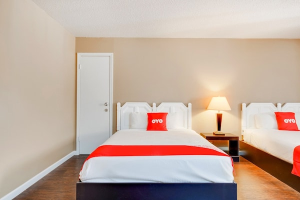 Foto van 2 tweepersoonsbedden (queensize) | rookvrij - Vakantiehuis in Elk City OK - BedRoom
