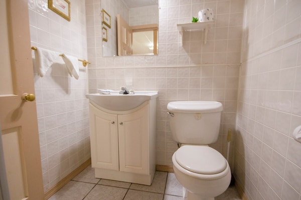 Foto van 2 tweepersoonsbedden | Rookvrij - Vakantiehuis in Hiawatha - BathRoom