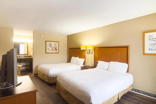 Foto van 2 tweepersoonsbedden (queensize) | Niet roken - Vakantiehuis in Harriman TN - BedRoom