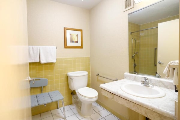 Foto van 2 tweepersoonsbedden (queensize) | Niet roken - Vakantiehuis in Harriman TN - BathRoom