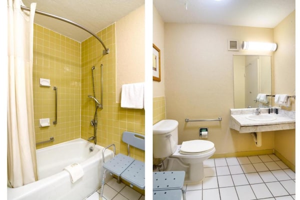 Foto van 2 tweepersoonsbedden (queensize) | Niet roken - Vakantiehuis in Harriman TN - BathRoom