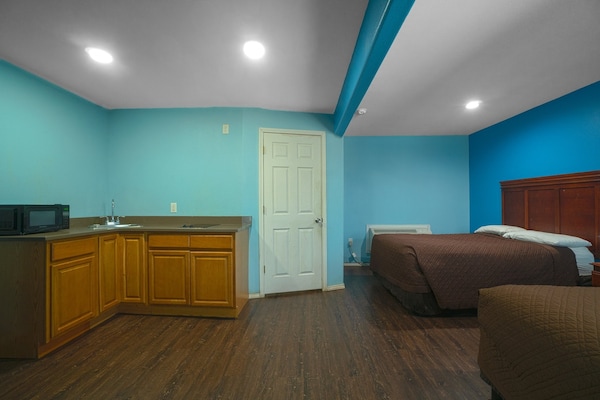 Foto van 2 tweepersoonsbedden met kitchenette - Vakantiehuis in Corpus Christi TX - BedRoom