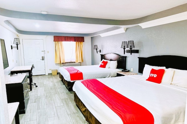 Foto van 2 tweepersoonsbedden (queensize) | Roken mogelijk - Vakantiehuis in Three Rivers TX - BedRoom