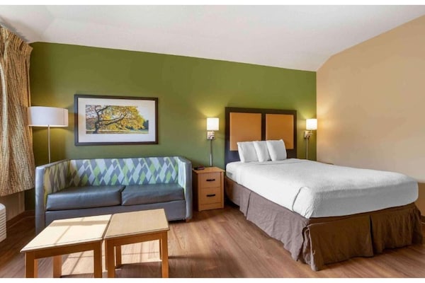 Foto van Gezellige Queen Suite, Nsmk Keuken | Studio 6 Fishkill - BedRoom