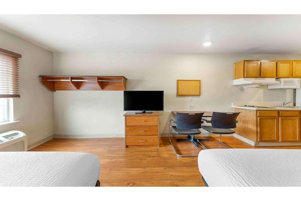 Foto van 2 Tweepersoonsbedden | Roken, Keuken - Vakantiehuis in Oklahoma City OK - BedRoom