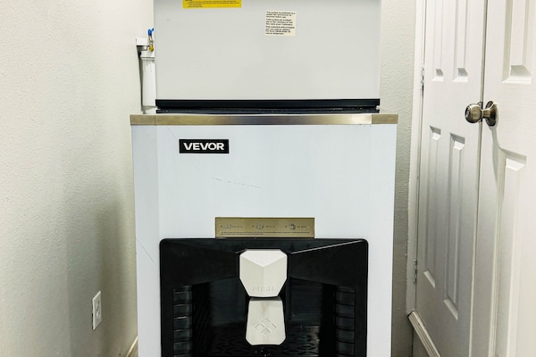 Foto van 2 tweepersoonsbedden | Rookvrij, Keuken - Vakantiehuis in Houston - Facilities