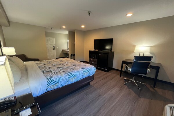 Foto van 1 kingsize bed | Suite, rookvrij, magnetron - Vakantiehuis in Tucson AZ - BedRoom