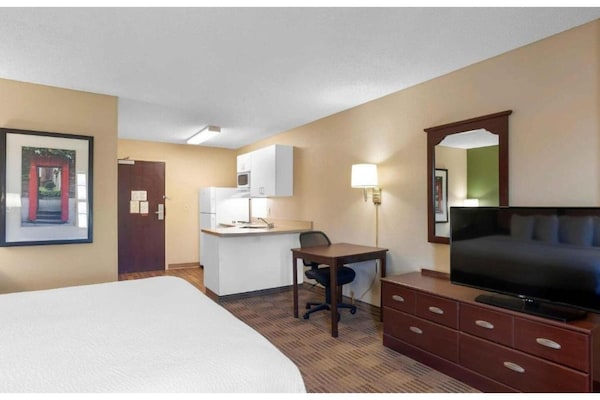 Foto van 1 tweepersoonsbed (queensize) | Rookvrij, Keuken - Vakantiehuis in Brookfield - BedRoom