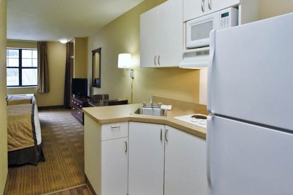 Foto van 2 tweepersoonsbedden | Niet-roken, koelkast - Vakantiehuis in Fishkill - Kitchen
