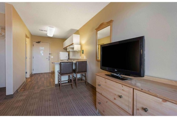 Foto van 1 tweepersoonsbed (queensize) | Rookvrij, Keuken - Vakantiehuis in Eagan - Facilities
