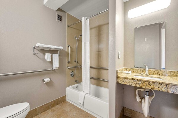 Foto van 1 kingsize bed | Premium, koelkast - Vakantiehuis in Decatur GA - BathRoom