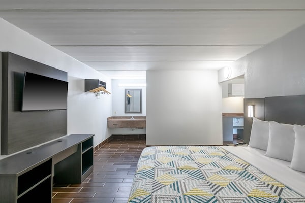 Foto van 1 kingsize bed | Roken toegestaan, Keuken - Vakantiehuis in Stockbridge GA - BedRoom