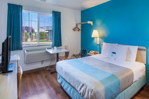 Foto van 1 tweepersoonsbed (queensize) | Rookvrij - Vakantiehuis in The Dalles - BedRoom