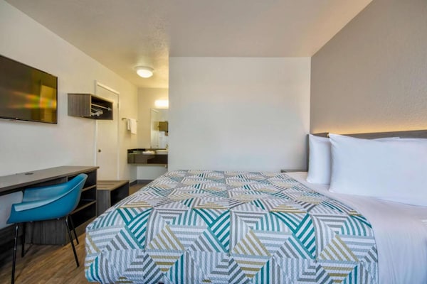 Foto van 1 tweepersoonsbed (queensize) | Rookvrij - Vakantiehuis in Albuquerque - BedRoom