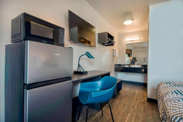 Foto van 1 tweepersoonsbed | Magnetron, rookvrij - Vakantiehuis in Albuquerque - BedRoom